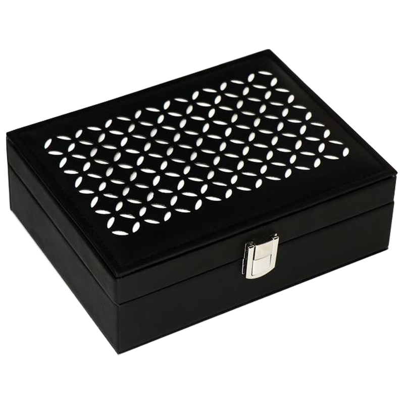 Шкатулка Vesper Jewerly Organizer Box black Черный Шкатулка Vesper Jewerly Organizer Box black Черный в Кирове | Loft Concept