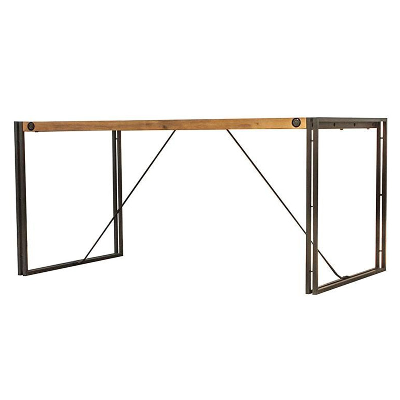 Стол Industrial Brooklyn dining table big Акация Графит Стол Industrial Brooklyn dining table big Акация Графит в Кирове | Loft Concept