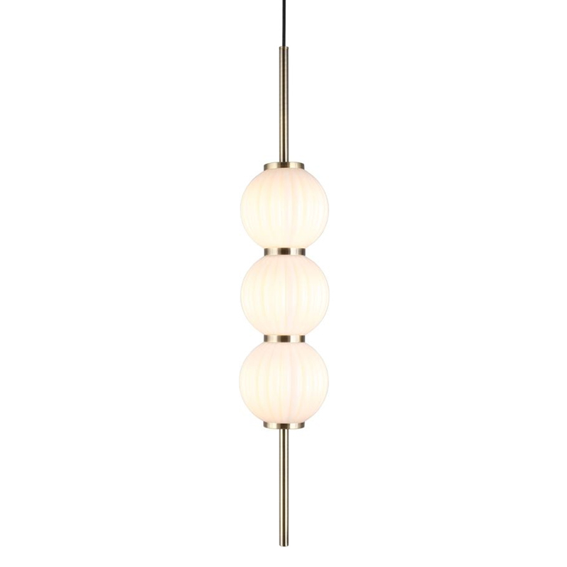 Подвесной светильник Shell Beads Бронза Белый в Кирове | Loft Concept 