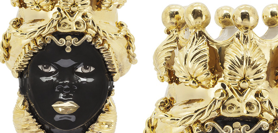 Ваза VASE MORO LADY BIG DREAMS gold - Loft-Concept в Кирове