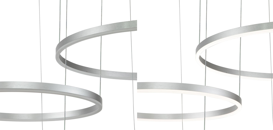 Подвесной светильник Neo Circles Triple Silver Подвесной светильник Neo Circles Triple Silver - Loft-Concept в Кирове