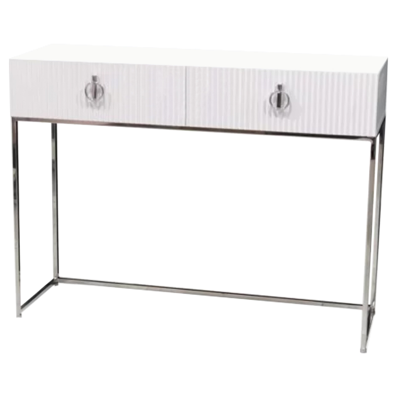 Консоль Romero Console Белый Хром Консоль Romero Console Белый Хром в Кирове | Loft Concept