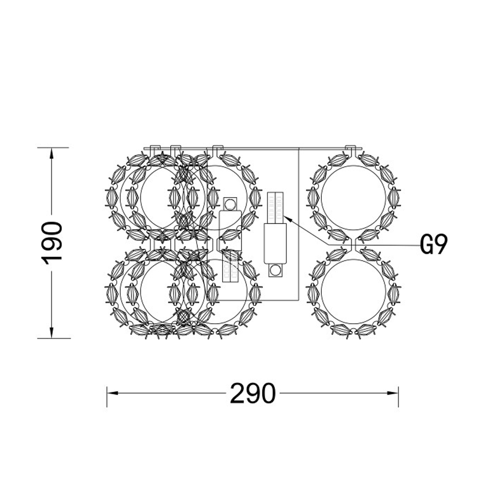 Бра с россыпью хрусталя Perfection of Diamonds Бра с россыпью хрусталя Perfection of Diamonds в Кирове