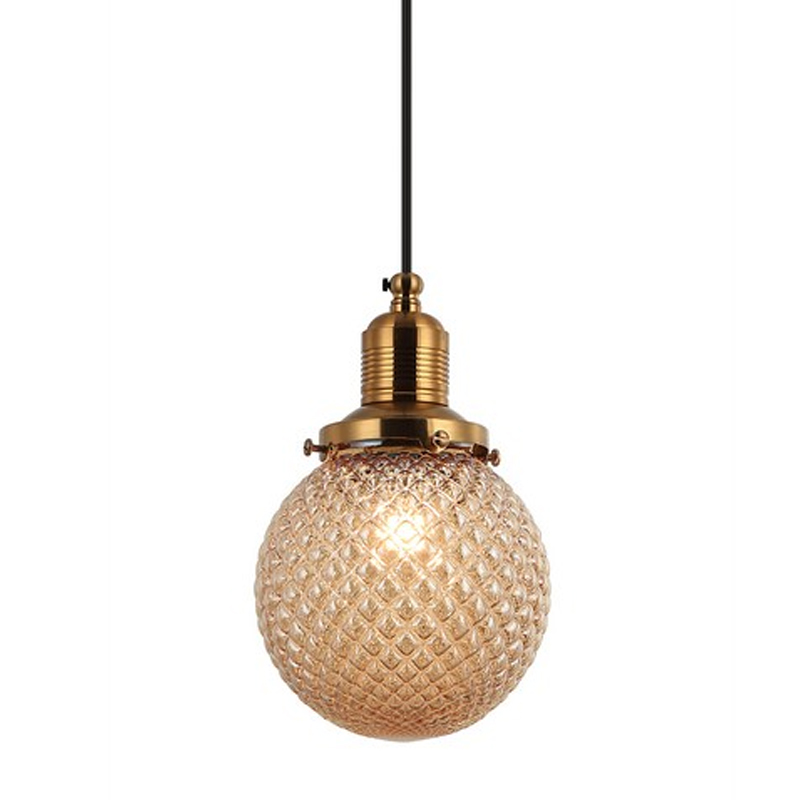 Подвесной светильник Perforated Bubbles Янтарь Латунь Янтарный Подвесной светильник Perforated Bubbles Янтарь Латунь Янтарный в Кирове | Loft Concept