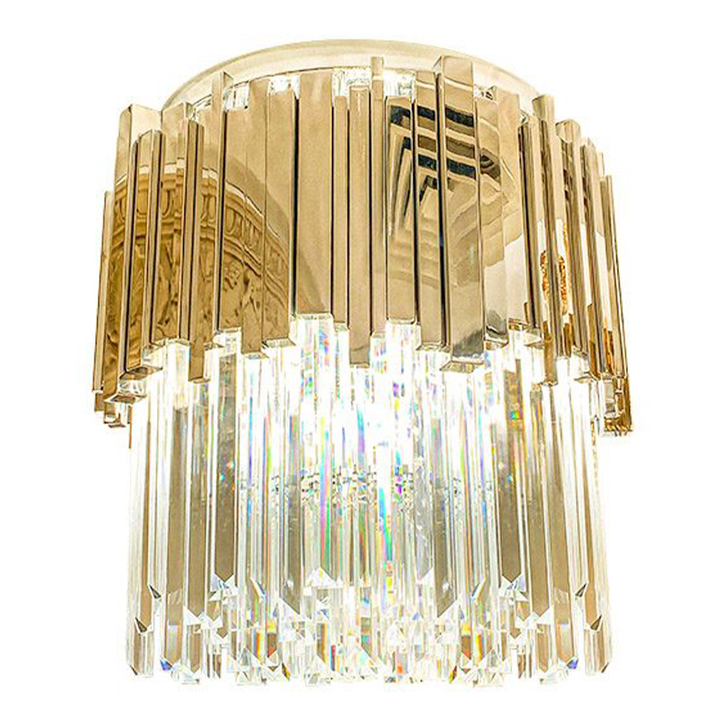 Потолочный светильник Luxxu Modern Round Light Gold 45 Золотой Прозрачное Стекло Потолочный светильник Luxxu Modern Round Light Gold 45 Золотой Прозрачное Стекло в Кирове | Loft Concept