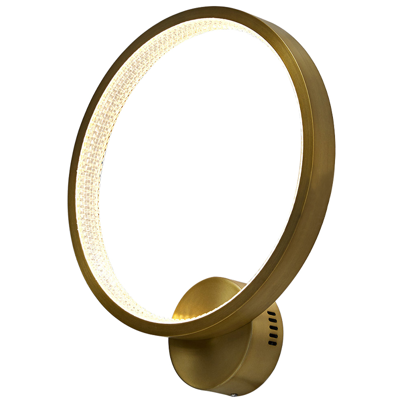 Бра Ring Light Gold Sconce Золотой в Кирове | Loft Concept 