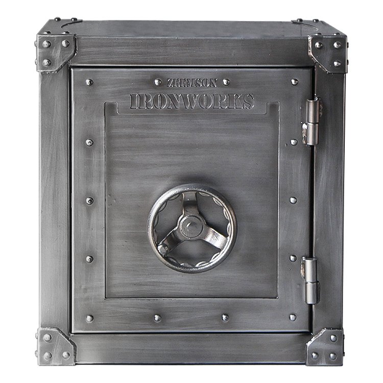 Тумбочка Loft Safe Серебряный в Кирове | Loft Concept 