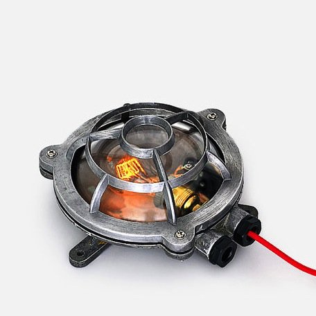 Настенная лампа Steampunk Cage Glass Edison Wall Lamp Round Настенная лампа Steampunk Cage Glass Edison Wall Lamp Round в Кирове | Loft Concept