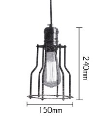 Подвесной светильник Loft Industrial Cage Filament Pendant Подвесной светильник Loft Industrial Cage Filament Pendant в Кирове