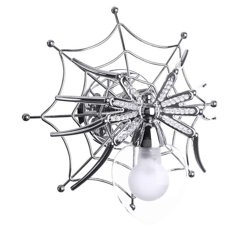 Бра Паук с паутиной Spiders lamp Серебряный Бра Паук с паутиной Spiders lamp Серебряный в Кирове | Loft Concept