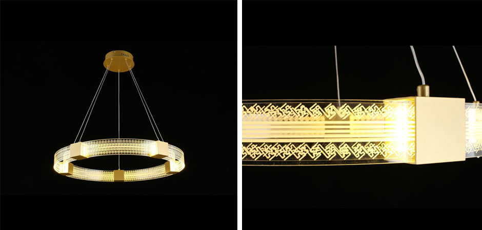 Подвесной Светильник Кольцо Ring Horizontal Ornament Meander 1 Подвесной Светильник Кольцо Ring Horizontal Ornament Meander 1 - Loft-Concept в Кирове