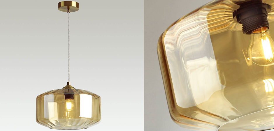 Подвесной светильник Multicolored Glass Amber Подвесной светильник Multicolored Glass Amber - Loft-Concept в Кирове
