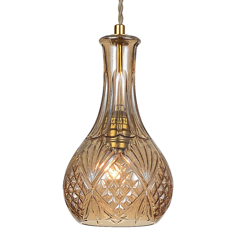Подвесной светильник lee broom DECANTERLIGHT pendant III Amber Золотой Янтарь (Amber) Подвесной светильник lee broom DECANTERLIGHT pendant III Amber Золотой Янтарь (Amber) в Кирове | Loft Concept