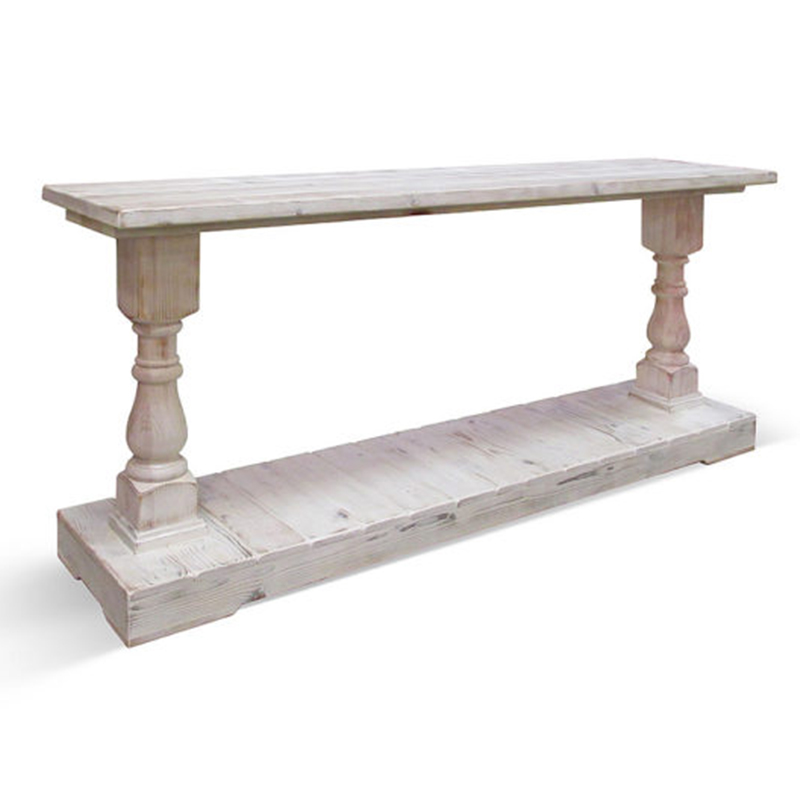 Консоль Oxford Washed Antique White Console Белый Консоль Oxford Washed Antique White Console Белый в Кирове | Loft Concept