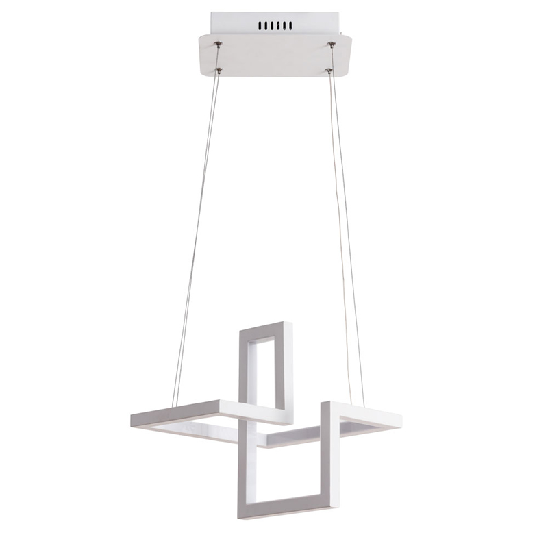Люстра Esther Geometric White Chandelier III Белый Люстра Esther Geometric White Chandelier III Белый в Кирове | Loft Concept