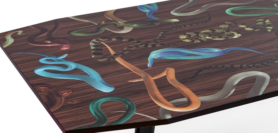 Обеденный стол Seletti Table Snakes On Wood Обеденный стол Seletti Table Snakes On Wood - Loft-Concept в Кирове