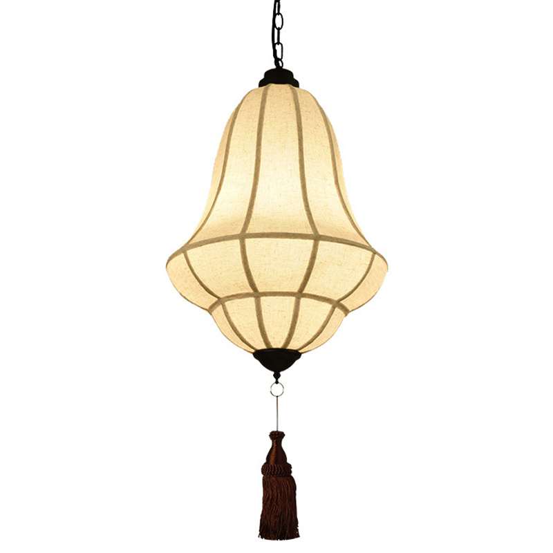 Подвесной светильник Bell Lantern Lighting Бежевый Подвесной светильник Bell Lantern Lighting Бежевый в Кирове | Loft Concept