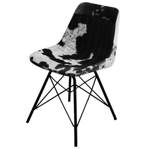 Стул Stlye Cowhide Chair Черно-белый Стул Stlye Cowhide Chair Черно-белый в Кирове | Loft Concept