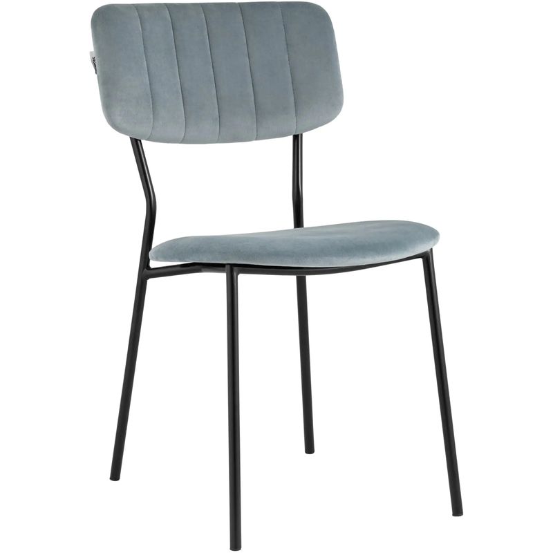 Стул Singer Chair без подлокотника Серо-Голубой Велюр Серо-голубой Черный Стул Singer Chair без подлокотника Серо-Голубой Велюр Серо-голубой Черный в Кирове | Loft Concept