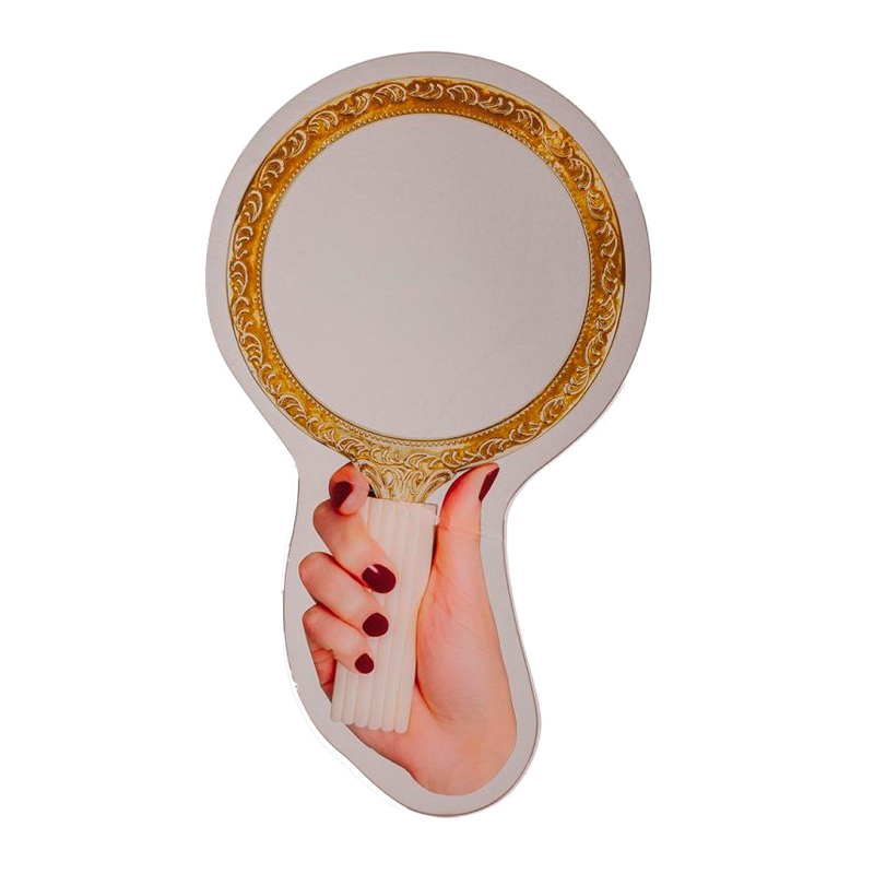 Зеркало Seletti Vanity Белый Золотой Зеркало Seletti Vanity Белый Золотой в Кирове | Loft Concept