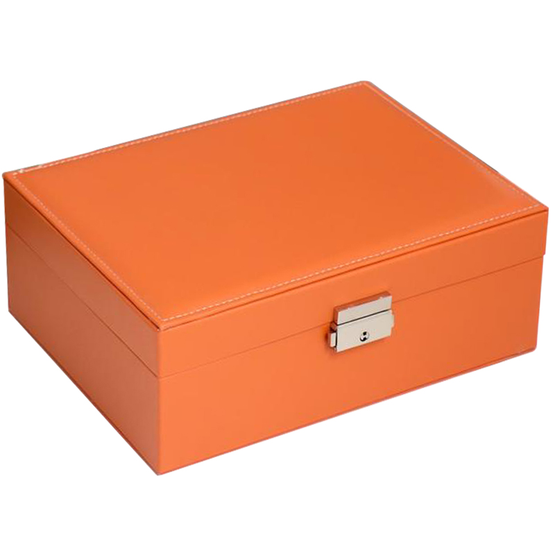 Шкатулка Auburn Jewerly Organizer Box orange Оранжевый Шкатулка Auburn Jewerly Organizer Box orange Оранжевый в Кирове | Loft Concept