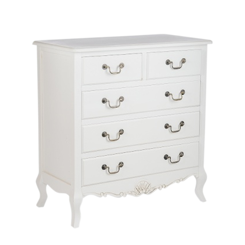 Комод белый в стиле прованс Montmartre Provence White Белый Комод белый в стиле прованс Montmartre Provence White Белый в Кирове | Loft Concept
