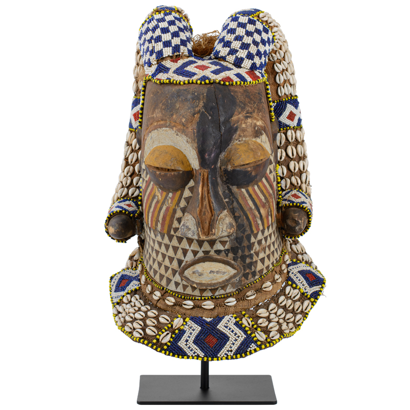 Маска Mask with Horns Коричневый Мульти Черный Маска Mask with Horns Коричневый Мульти Черный в Кирове | Loft Concept