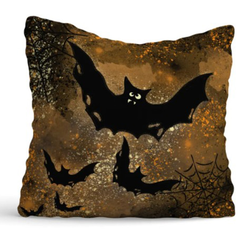 Подушка Halloween Bat Черный Серый Подушка Halloween Bat Черный Серый в Кирове | Loft Concept