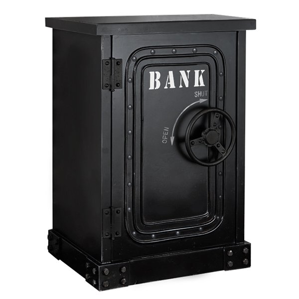 Приставная металлическая тумба в стиле лофт BANK Side Table Приставная металлическая тумба в стиле лофт BANK Side Table в Кирове | Loft Concept