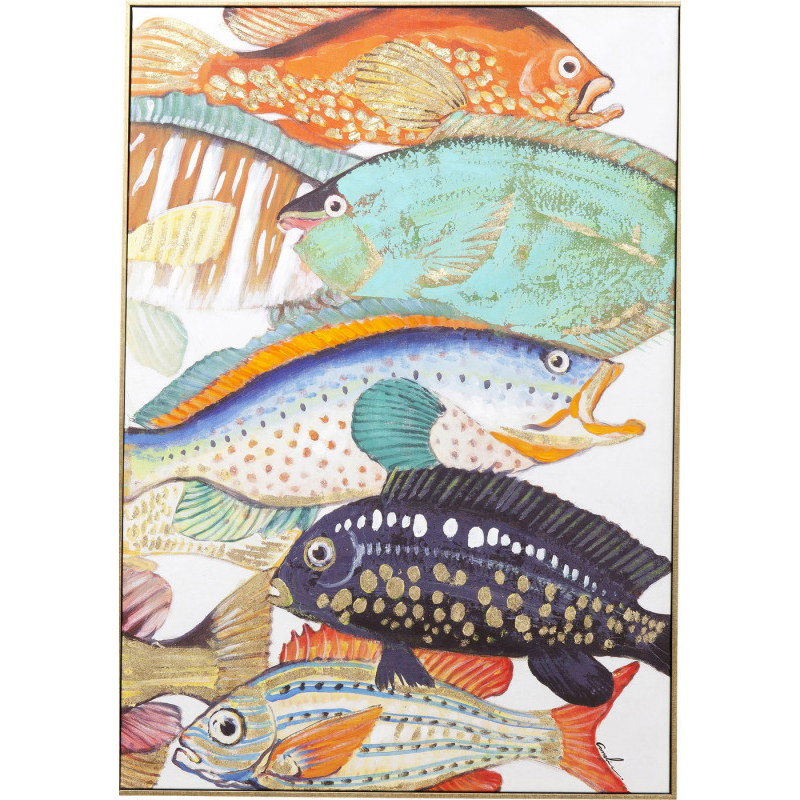 Картина Colorful Fish Painting Мульти Картина Colorful Fish Painting Мульти в Кирове | Loft Concept