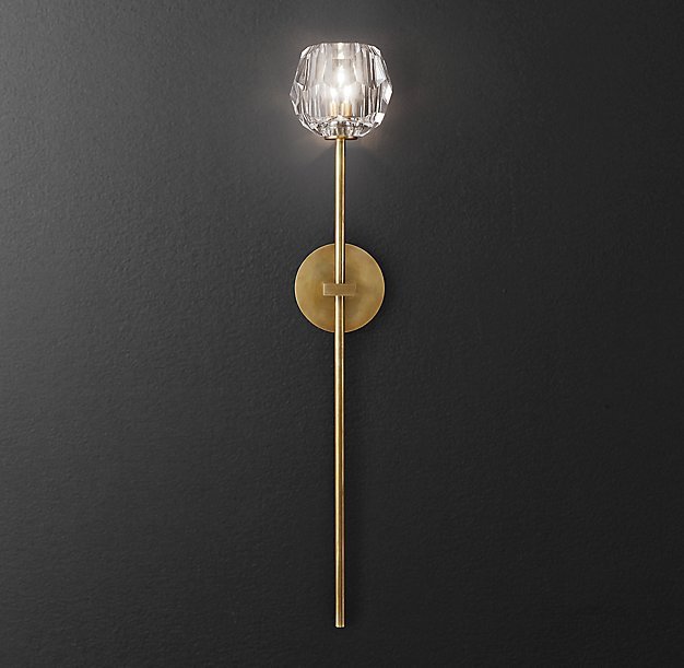 Бра RH Boule de Cristal Long Sconce Brass Латунь Бра RH Boule de Cristal Long Sconce Brass Латунь в Кирове | Loft Concept