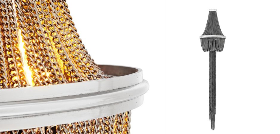 Бра Wall Lamp Martinez Nickel - Loft-Concept в Кирове