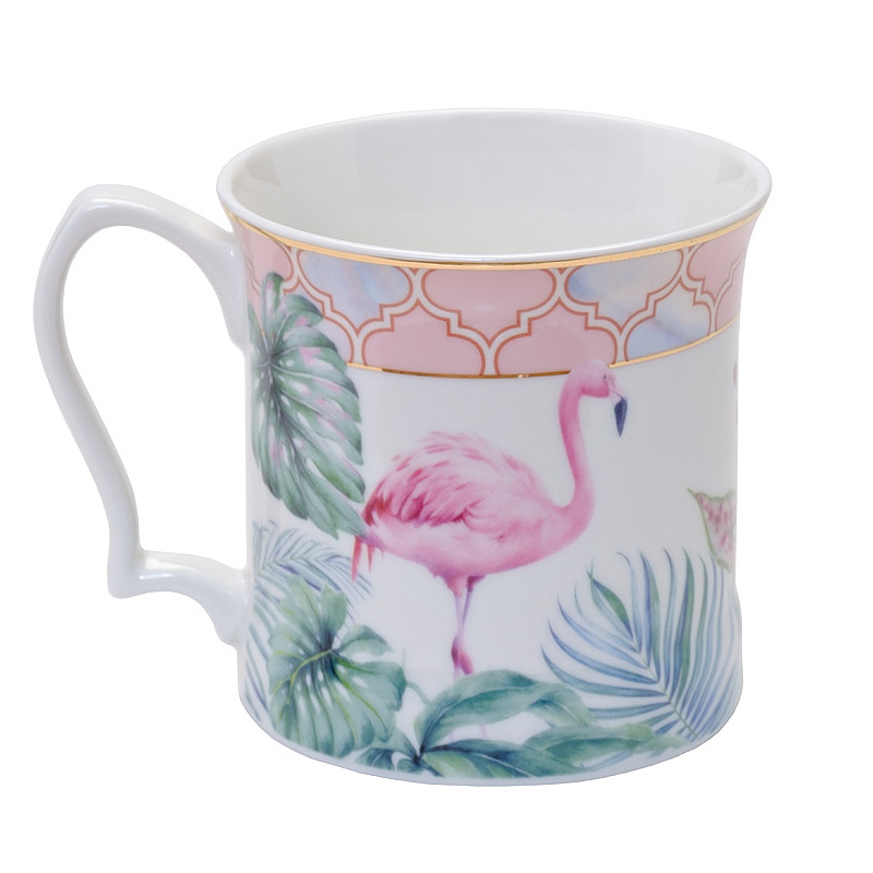 Кружка NATURE Pattern Flamingo Мульти Кружка NATURE Pattern Flamingo Мульти в Кирове | Loft Concept