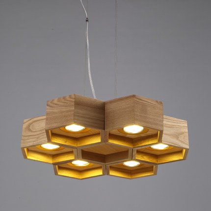 Люстра Honeycomb 6 Loft Wooden Ecolight Люстра Honeycomb 6 Loft Wooden Ecolight в Кирове | Loft Concept