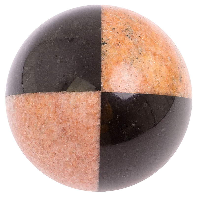 Шар декоративный из натуральных камней Розовый и Черный Мрамор Natural Stone Spheres Розовый Черный Мрамор Nero Шар декоративный из натуральных камней Розовый и Черный Мрамор Natural Stone Spheres Розовый Черный Мрамор Nero в Кирове | Loft Concept