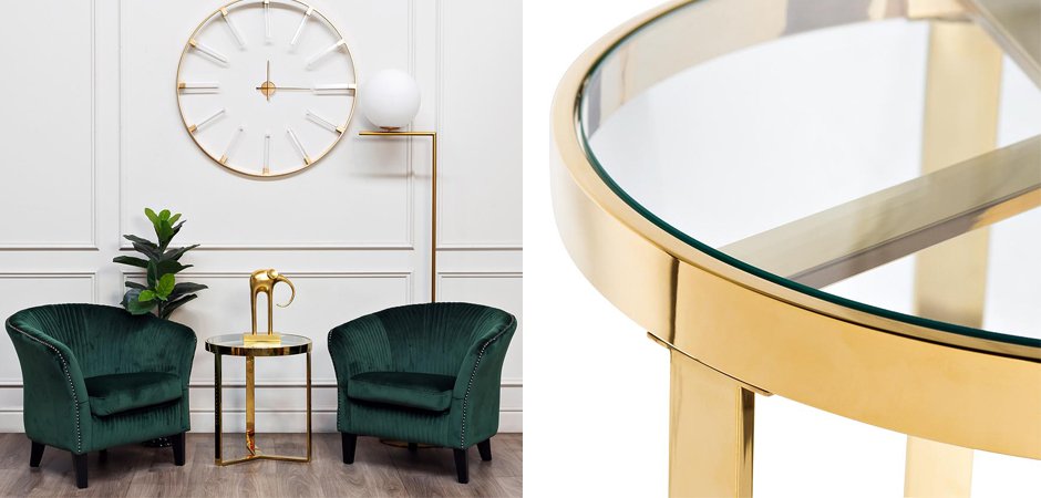Приставной стол Neoclassic Tee Gold Приставной стол Neoclassic Tee Gold - Loft-Concept в Кирове