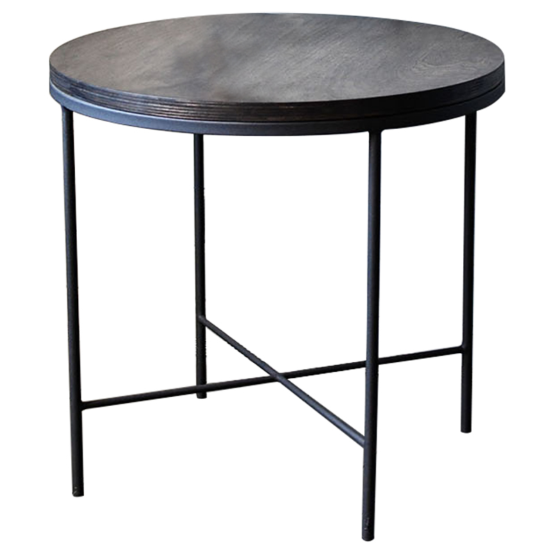 Кофейный стол Nava Industrial Metal Rust Coffee Table Коричневый Черный Кофейный стол Nava Industrial Metal Rust Coffee Table Коричневый Черный в Кирове | Loft Concept