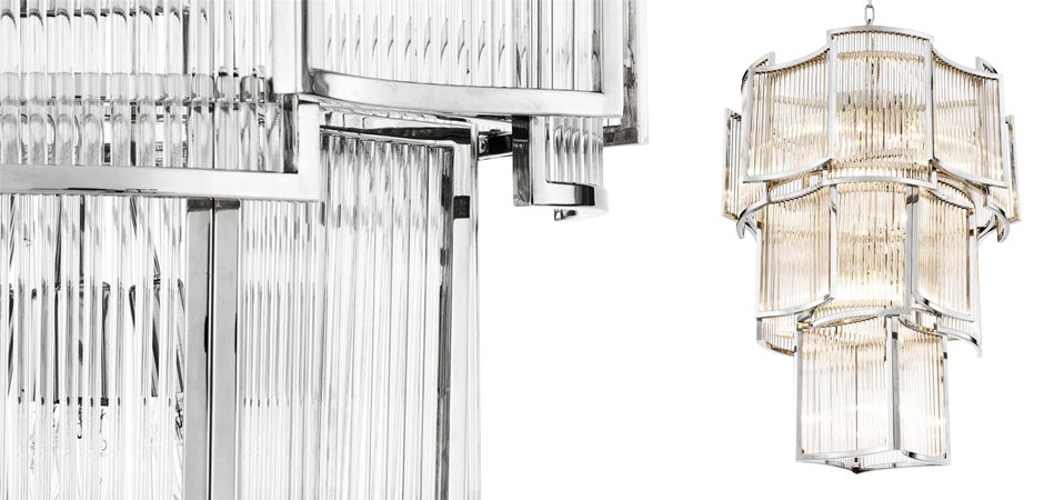Люстра Chandelier Jet Set Nickel Люстра Chandelier Jet Set Nickel - Loft-Concept в Кирове