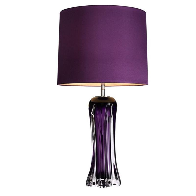 Настольная лампа Vivian Table Lamp Фиолетовый Настольная лампа Vivian Table Lamp Фиолетовый в Кирове | Loft Concept