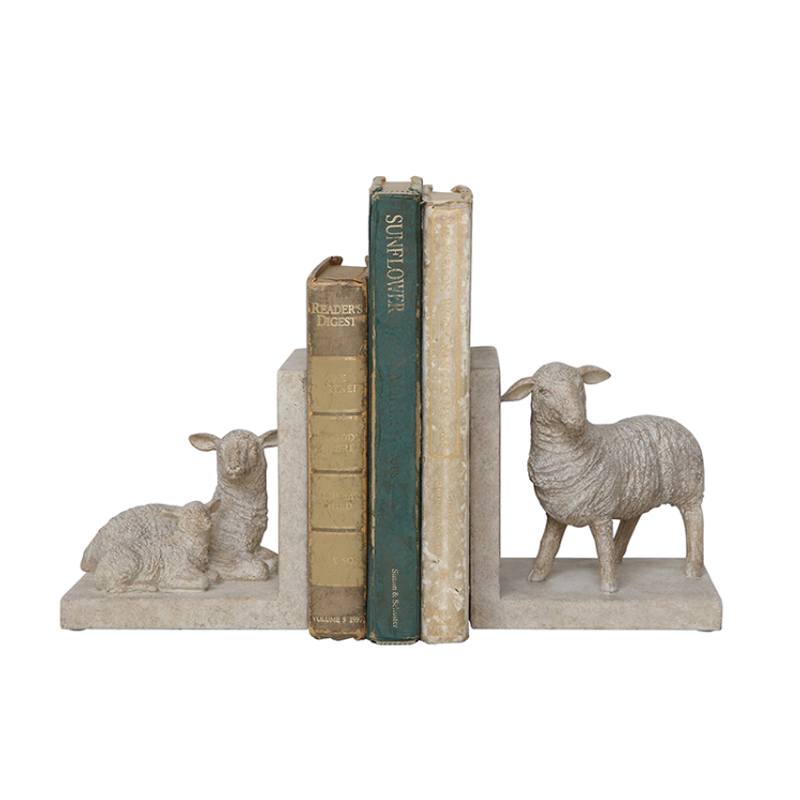 Держатель для книг Decor Sheep Белый бетон Держатель для книг Decor Sheep Белый бетон в Кирове | Loft Concept