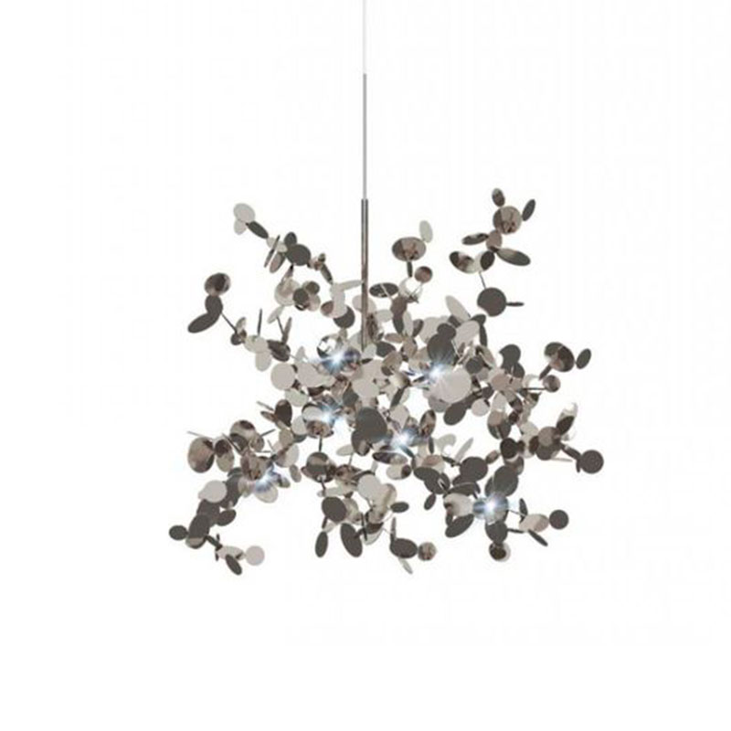 Люстра Terzani Argent Suspension Silver Pendant lamp диаметр 40 Серебряный Люстра Terzani Argent Suspension Silver Pendant lamp диаметр 40 Серебряный в Кирове | Loft Concept