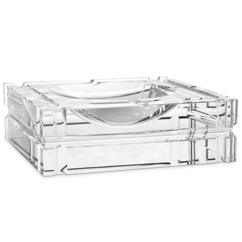 Пепельница Eichholtz Ashtray Nestor Glass Прозрачное Стекло Пепельница Eichholtz Ashtray Nestor Glass Прозрачное Стекло в Кирове | Loft Concept