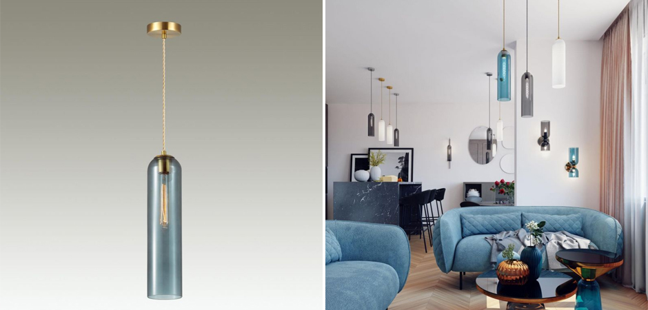 Подвесной Светильник Articolo Синий Подвесной Светильник Articolo Синий - Loft-Concept в Кирове