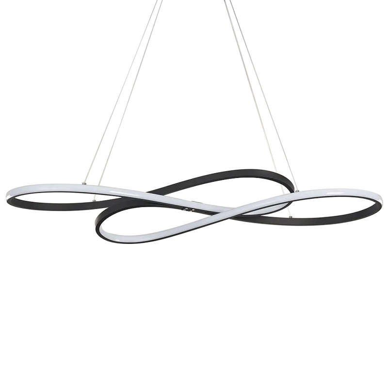 Светодиодная люстра в виде спирали Spiral Lighting Black Черный Светодиодная люстра в виде спирали Spiral Lighting Black Черный в Кирове | Loft Concept