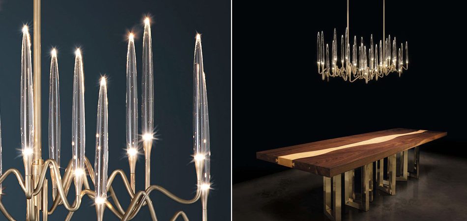 Люстра Chandelier Brass and Crystals Люстра Chandelier Brass and Crystals - Loft-Concept в Кирове