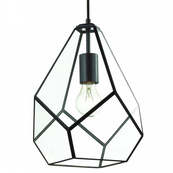 Подвесной светильник Geometry Glass Light Pendant Transparent Прозрачный Подвесной светильник Geometry Glass Light Pendant Transparent Прозрачный в Кирове | Loft Concept