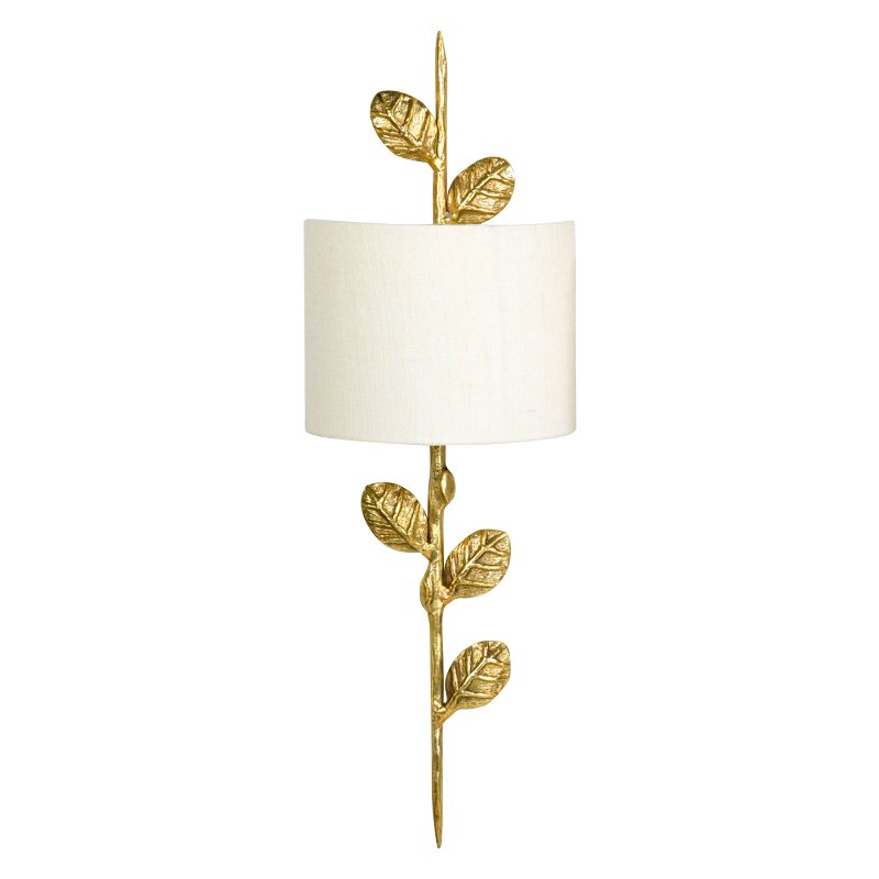 Бра Branch with Leaves Sconces Золотой Белый в Кирове | Loft Concept 