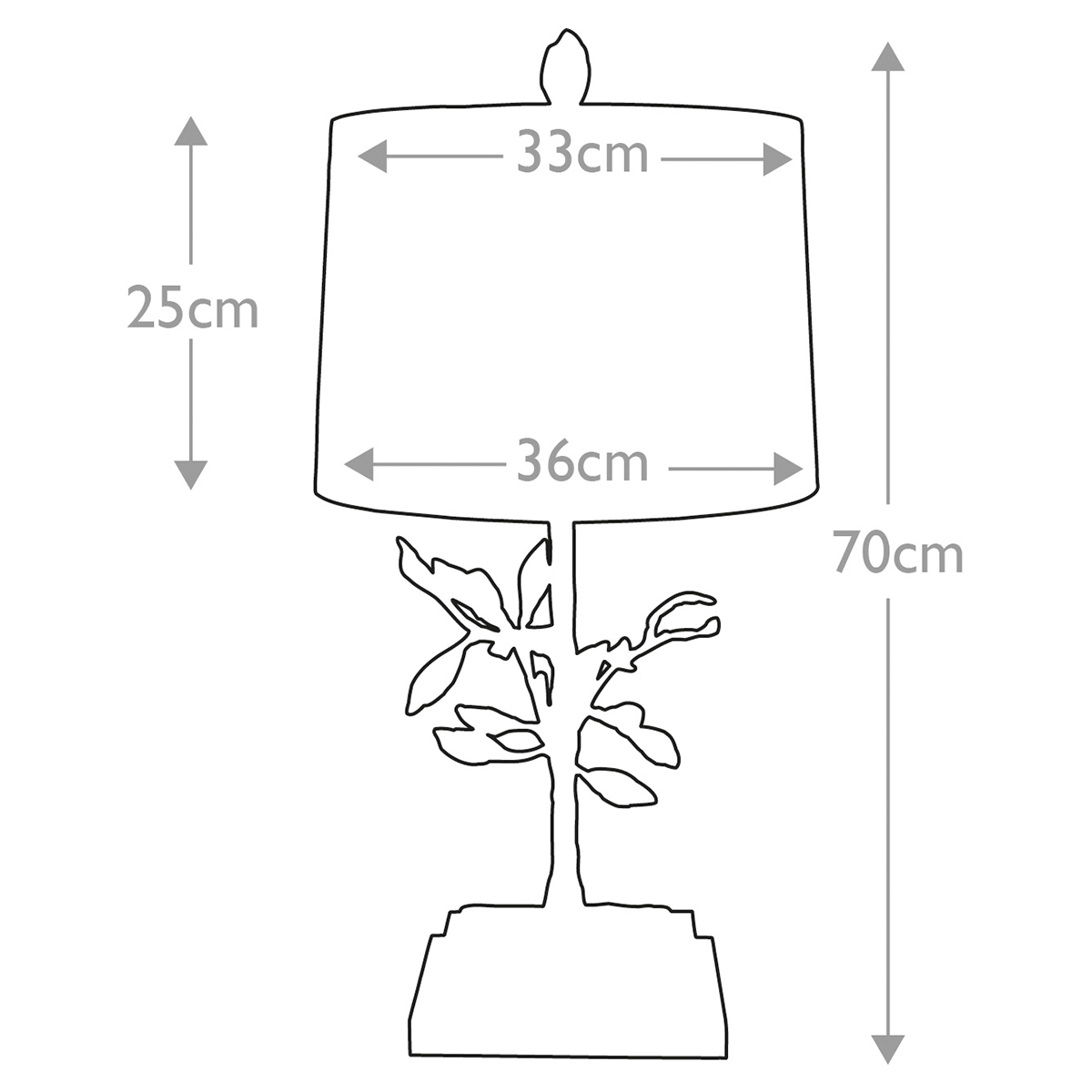 Настольная лампа с кремовым льняным цилиндрическим абажуром и ножкой в форме золотистой ветки Gilded Nola в Кирове