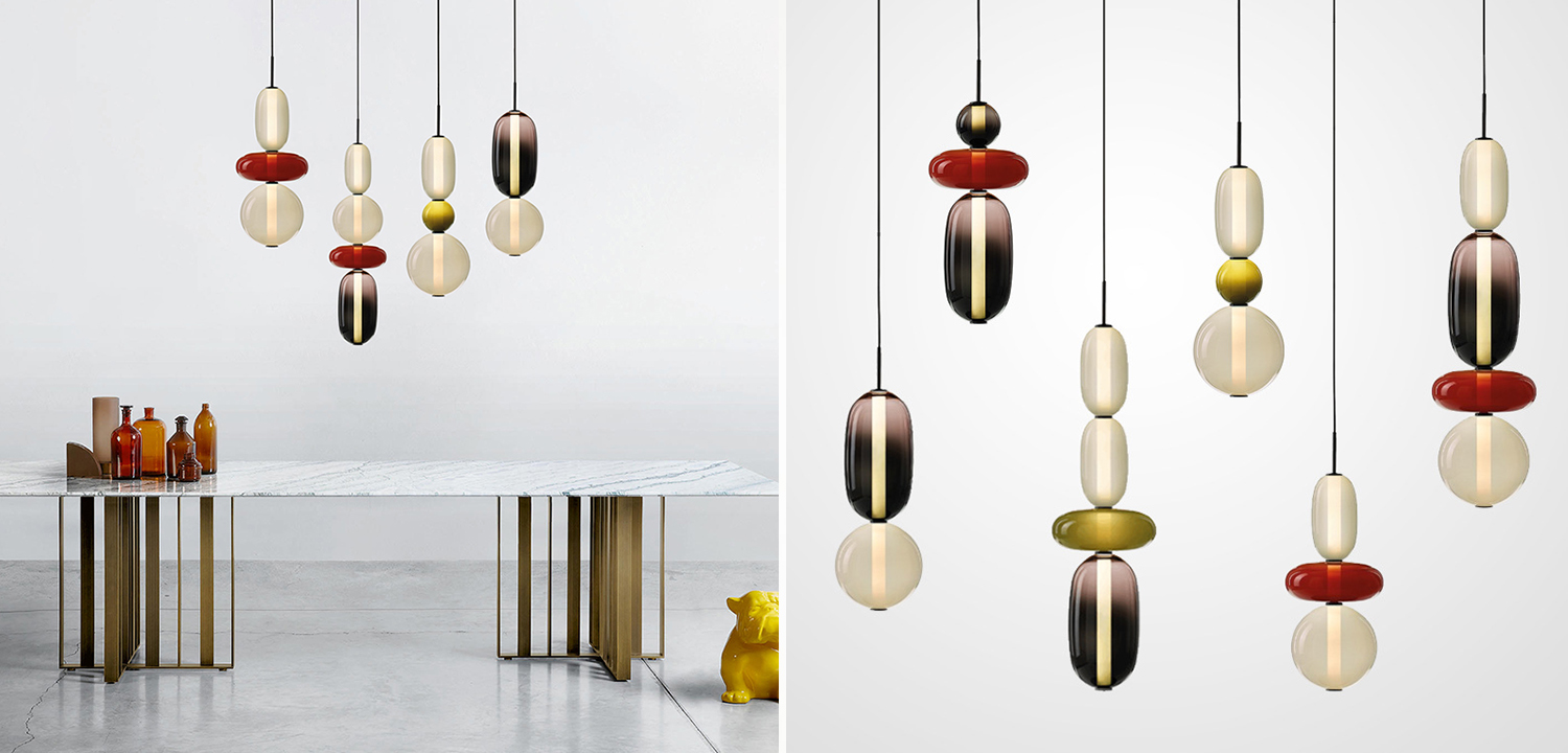 Светильник подвесной Pebbles D в стиле Bomma - фото