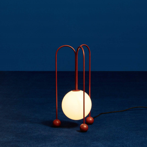 Настольная лампа Michael Anastassiades Fontana Amorosa Bell Красный Белый Настольная лампа Michael Anastassiades Fontana Amorosa Bell Красный Белый в Кирове | Loft Concept